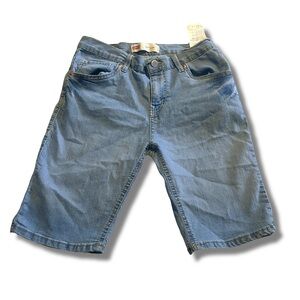 Levi's Kids Blue Denim Jean Shorts